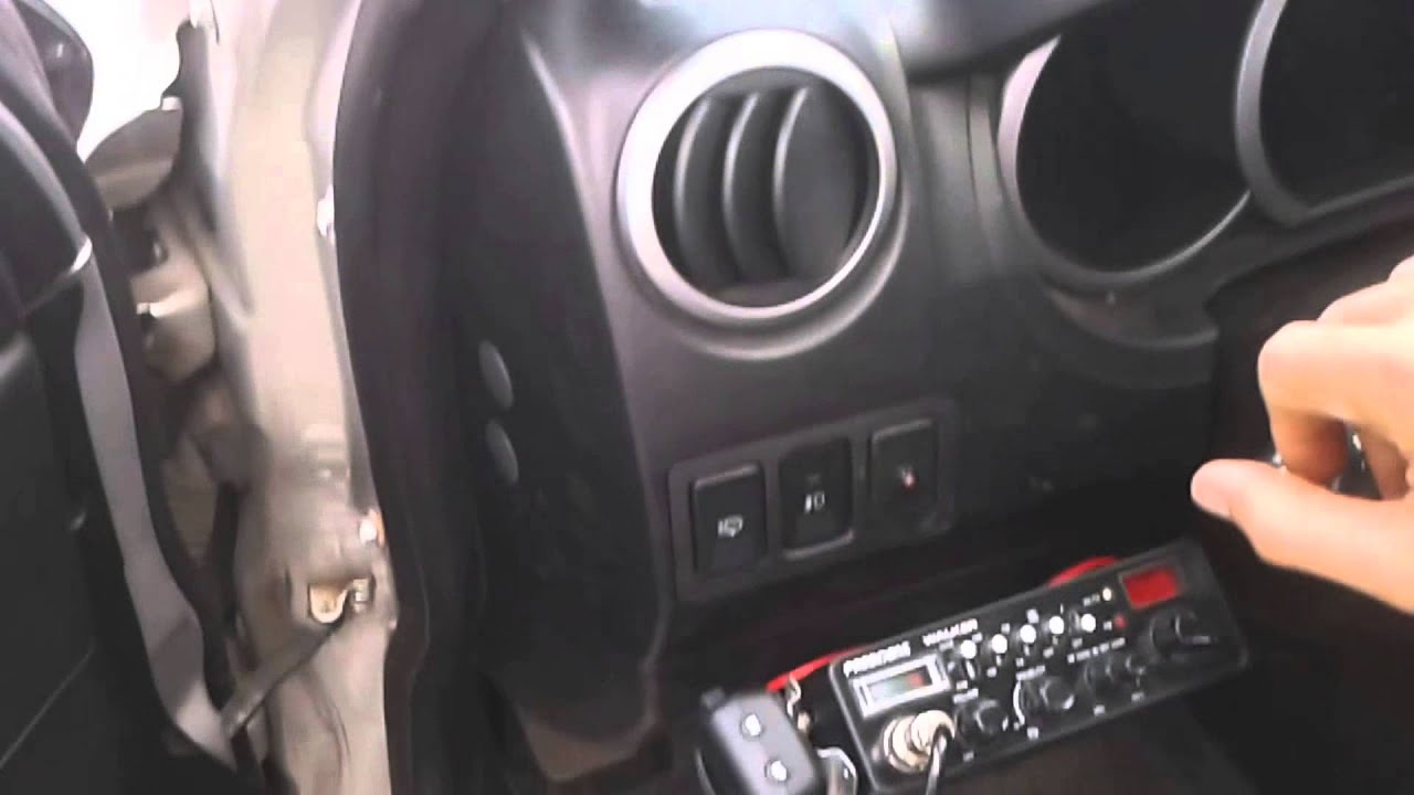 E05. Diy Suzuki Grand Vitara Instalacja Radia I Anteny Cb - Youtube