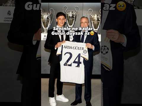 Arda Güler’in Real Madrid’de imza töreni yapıldı🥹 #football #keşfet #ardagüler