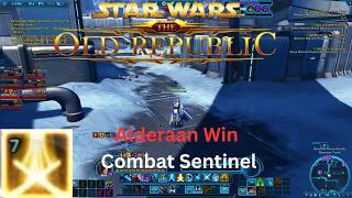 SWTOR PvP Alderaan Win Combat Sentinel 7v8 in last minutes Top Kills Commentary