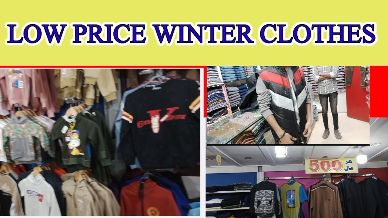 LOW PRICE WINTER CLOTHES/KAREEM BLOCK MARKET SHOPPING