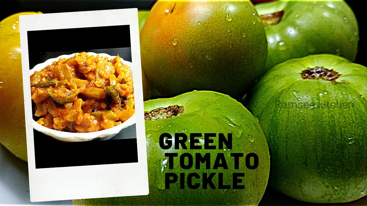 Green Tomato Pickles/Easy &Spicy tomato pickles/Malayalam recipe/Ramsee