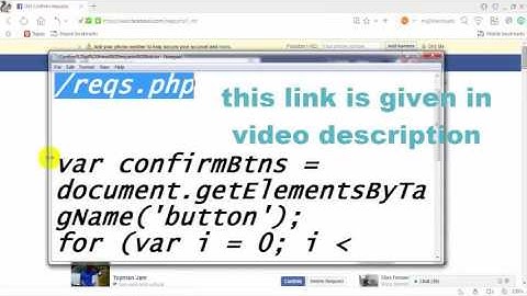 How To Confirm All Facebook Friends Reques in One Click