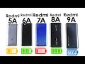 Redmi 9A vs Redmi 8A vs Redmi 7A vs Redmi 6A vs Redmi 5A 🔋 КТО ДОЛЬШЕ #4