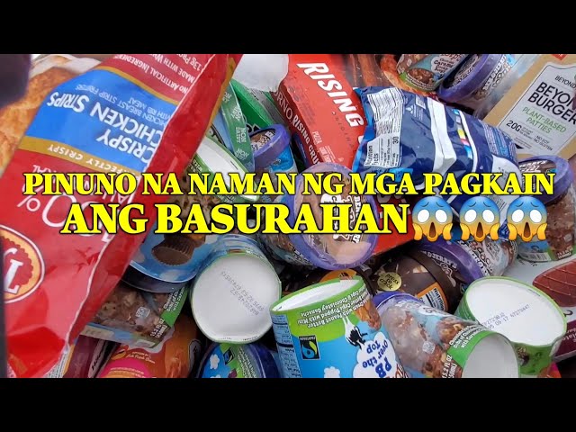 HOY..😱 GRABE NA ETO PUNO NA NAMAN NG MGA PAGKAIN ANG BASURAHAN😱😱 DI KO ALAM ANONG UUNAHIN. 😱😱 class=