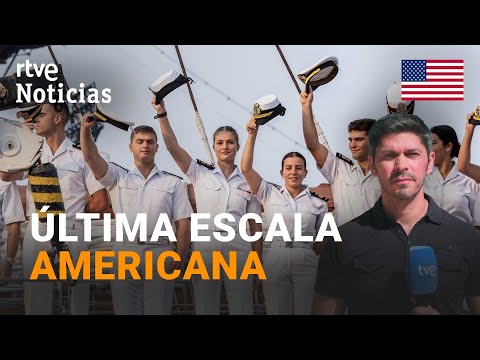PRINCESA LEONOR: Llega a NUEVA YORK a bordo del JUAN SEBASTIÁN ELCANO tras  5 meses NAVEGANDO | RTVE