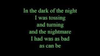 In the dark of the night - lyrics