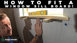 HOW TO fit a Window Sill Board!