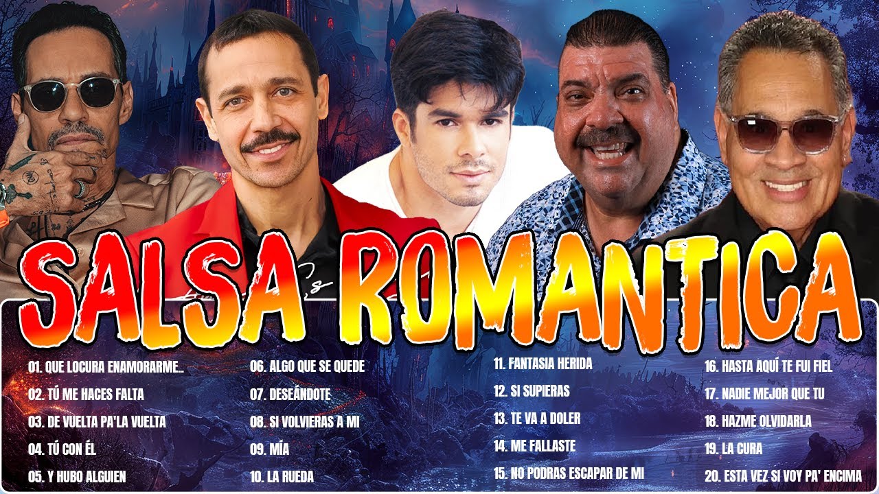 Eddie Santiago, Marc Anthony, Jerry Rivera, Willie González, Tito Rojas  Salsa Romantica 2025 Exitos