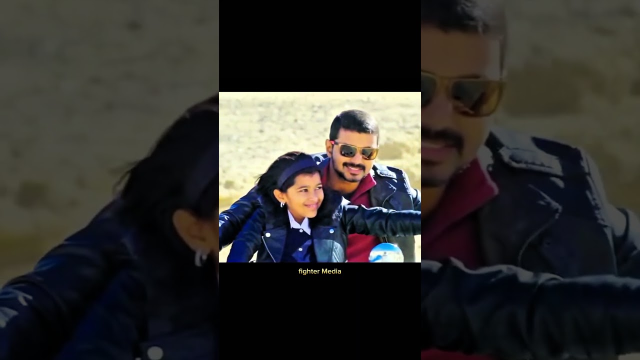 Thalapathy Vijay & daughter divya saasha 