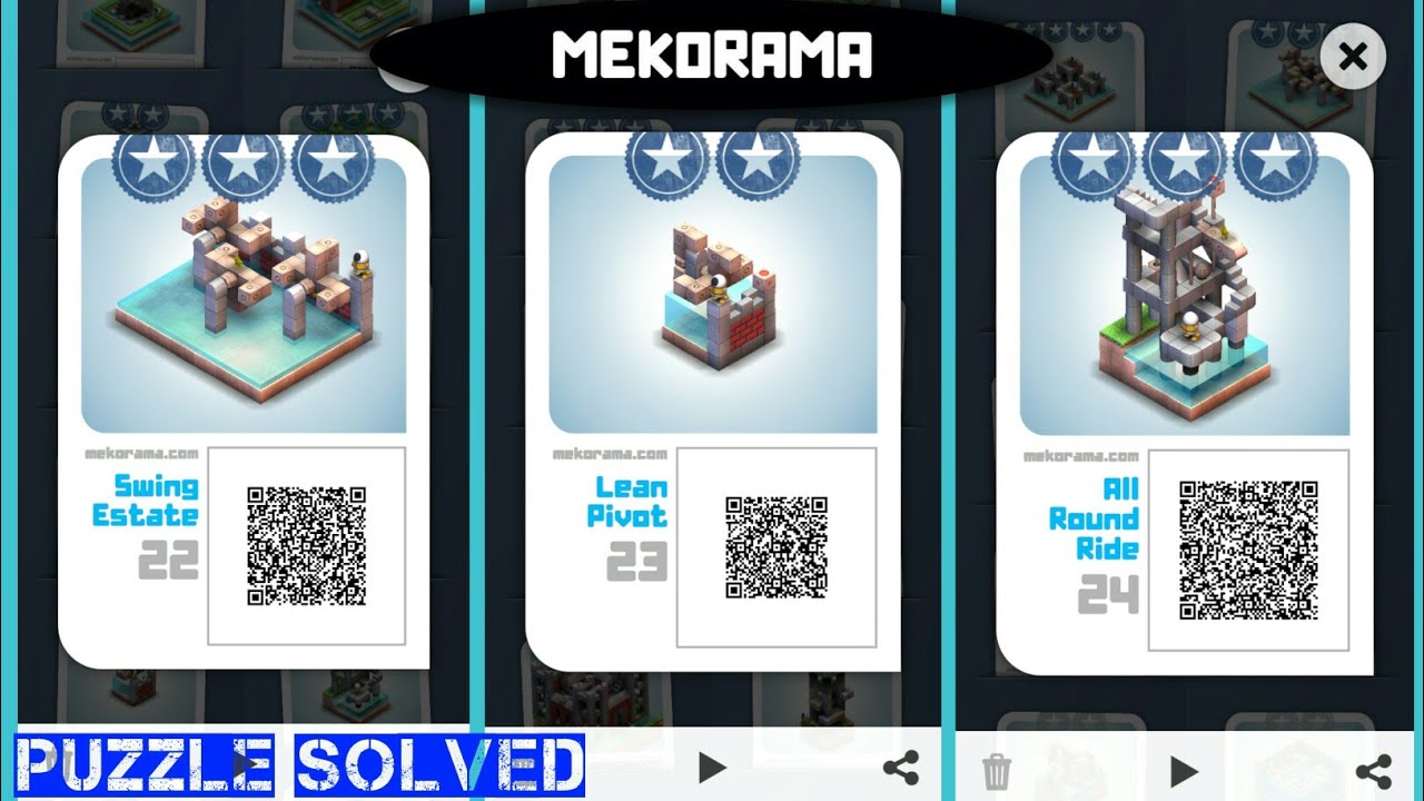 Mekorama story:Level-22,23,24 Solved