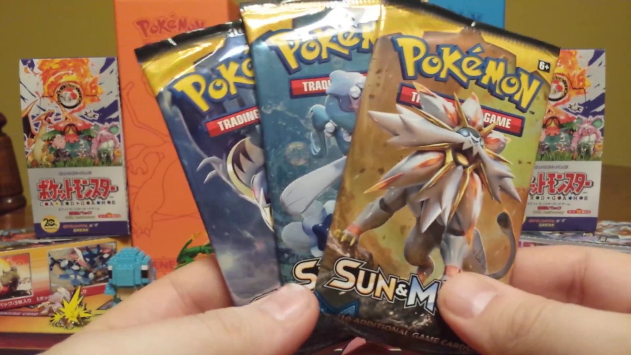 Pokemon Sun and Moon EARLY Booster Pack Opening - GX PULL! - YouTube