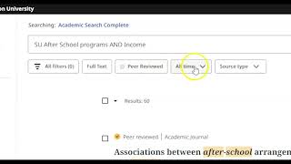 Searching for Articles in Databases and ILL