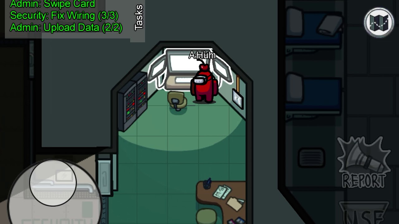 How t glitch camera on among us skeld