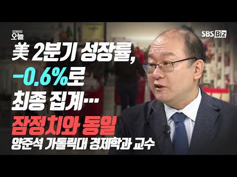 [이슈체크] 美 2분기 성장률, -<strong>0.6</strong>%로 최종 집계…잠정치와 동일