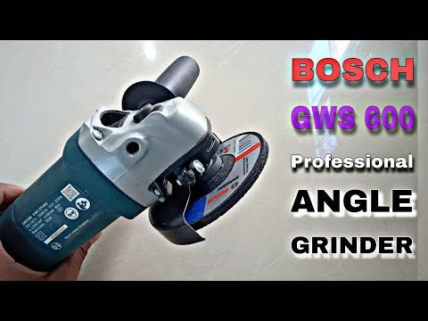 BOSCH GWS 600 professional Angle Grinder || Unboxing and Usage
