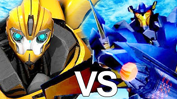 Bumblebee VS Dreadwing Epic Battle | Transformers Prime