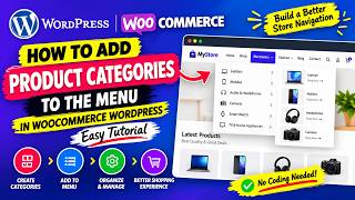 How to Add Product Categories to the Menu in WooCommerce WordPress – Easy Tutorial