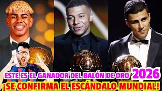 😱 OFFICIAL! GLOBAL SCANDAL CONFIRMED! THIS IS THE 2026 BALLON D'OR WINNER!
