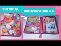 DIY- CÓMO HACER UN  ORGANIZADOR A4 / carpeta organizador A4