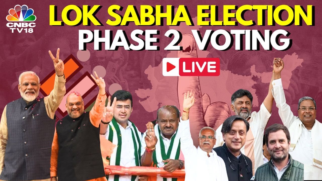 LIVE: Lok Sabha Elections 2024 Phase 2 | 88 Lok Sabha Seats | BJP Vs ...