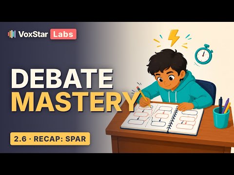 SPAR Recap (The Complete Fast-Thinking Debate System for Kids) — Debate 101 thumbnail