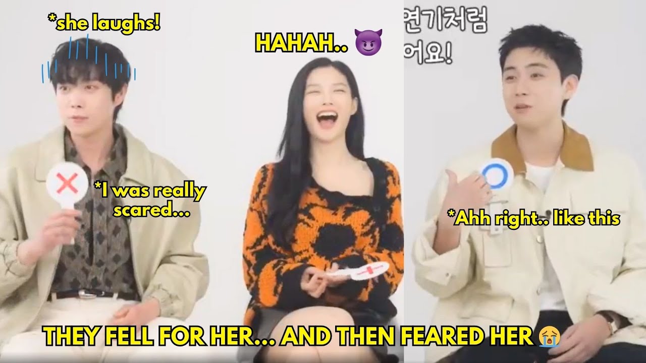 When Kim Yoojung makes a mistake, she laughs like Baek Ahjin, making Dohoon and Youngdae scared😭😂