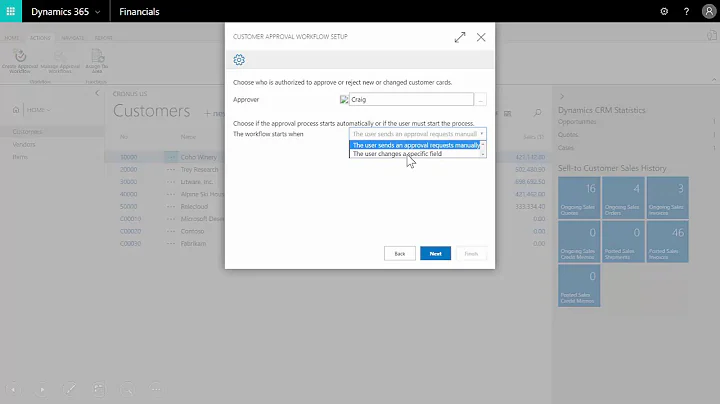 DEMO   Increase Credit Limit Approval in Dynamics 365 for Financials