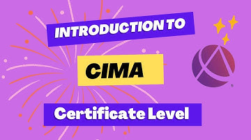 Introduction to CIMA Certificate Level | cimaselfstudy.com | CIMA | Free Study Materials