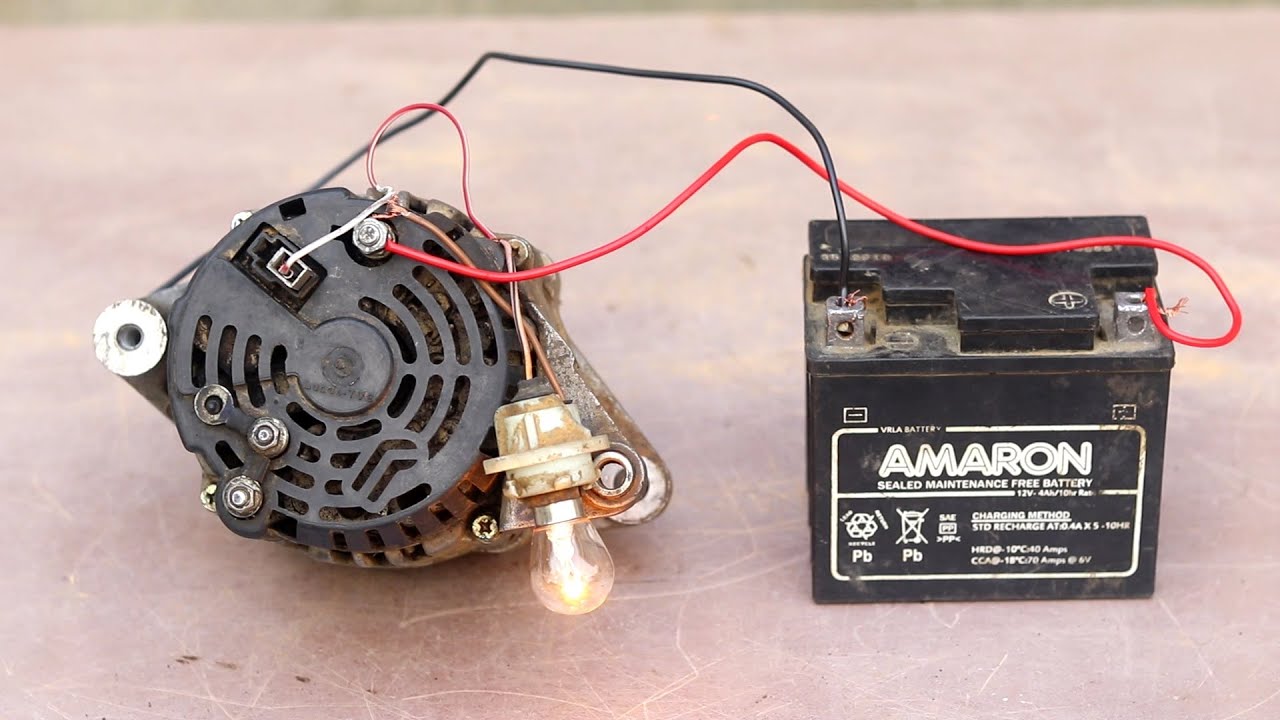 How to Connection Car Alternator | How to Connection Lucas Tvs ...