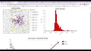 London Cholera Outbreak Map Visualization -  Raj Zaveri