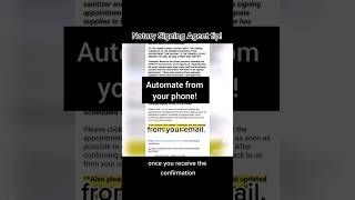 How to automate your notary business from your phone!