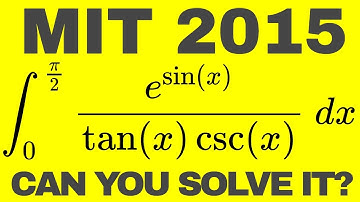 MIT Integration Bee 2015 #5