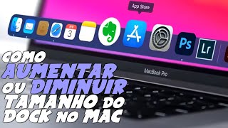 Como MUDAR TAMANHO do DOCK no MACBOOK