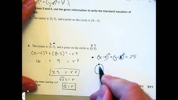 BID Geo 10.7 Circles in the Coordinate plane
