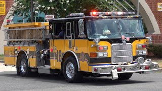 PGFD Glenn Dale Volunteer Fire Department Engine 818 Responding