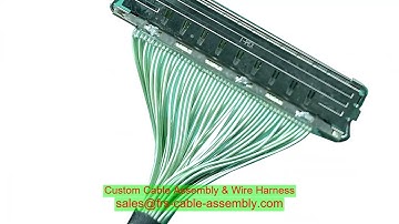 Nhà sản xuất khai thác cáp tùy chỉnh LVDS Cáp EDP Cabel Lvds Ribbon Ribbon cho hệ thống hiển thị bản