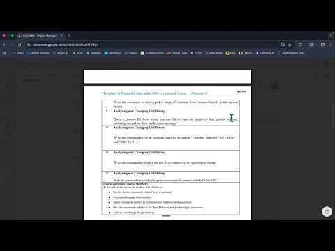 BCD358C - Experiment 9 and 11 - git show and Git log -p - Analysing and Changing Git History