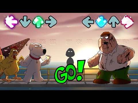 Friday Night Funkin' - Brian vs Peter Griffin (Oh God No) - YX's Takeover V1.5 (Pibby Family Guy)