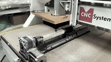 CNC Router with 4th Axis Rotary Table