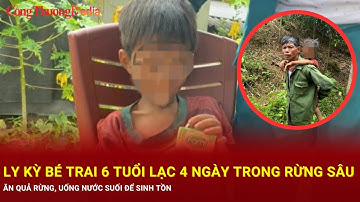 Ly kỳ bé trai 6 tuổi lạc 4 ngày trong rừng sâu: Ăn quả rừng, uống nước suối để sinh tồn