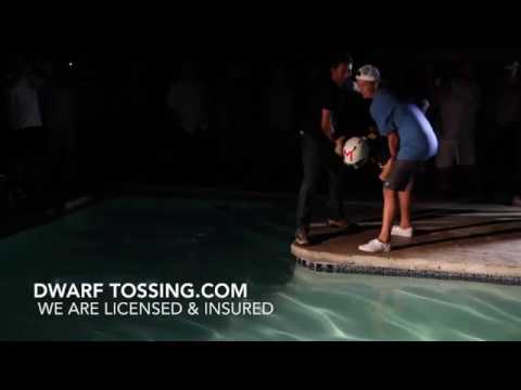 Anal glory hole gay Midget tossing video