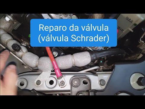Vídeo: Como você conserta uma válvula Schrader com vazamento?