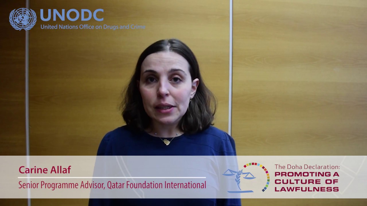 unodc homicide rates Education for Justice: Carine Allaf, Qatar Foundation International
