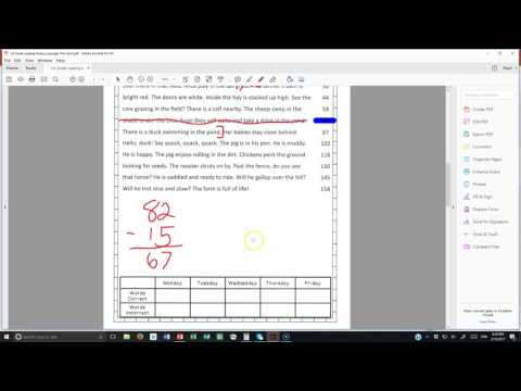 How to conduct a reading fluency assessment