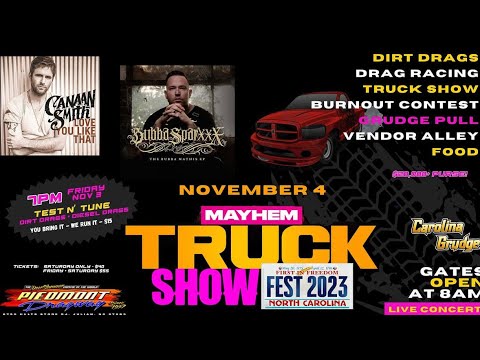 MAYHEM TRUCK SHOW 2023 ft Bubba sparxxx - YouTube