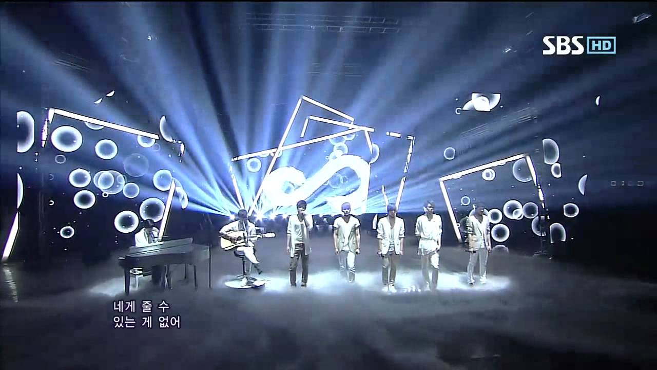INFINITE [Tears] @SBS Inkigayo Popular song 20120520 - YouTube