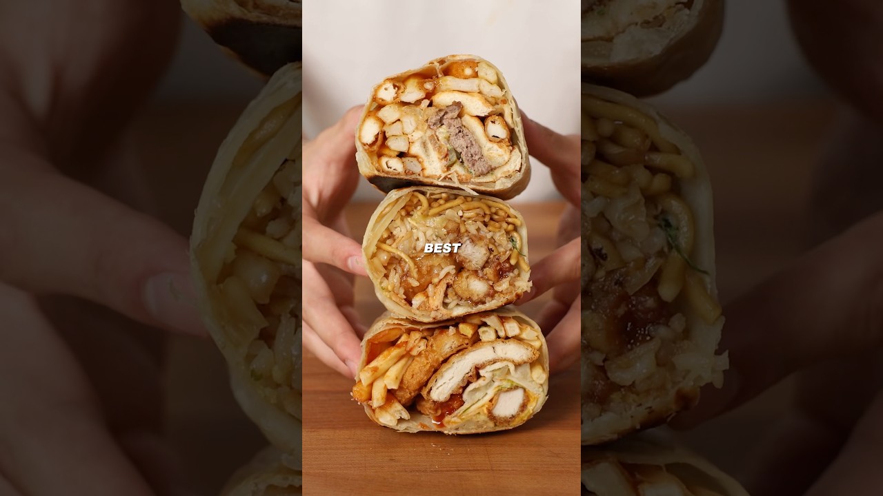 Fast food burrito showdown #recipe #cooking #foodasmr #food