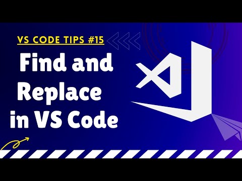 Video: Wie finde und ersetze ich alle Codes in Visual Studio?