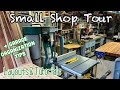 Small woodworking shop tour plus garage organization tips