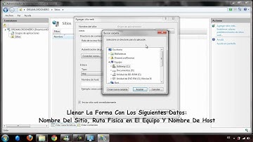 Creacion De Un Servidor Web Usando IIS - Windows 7